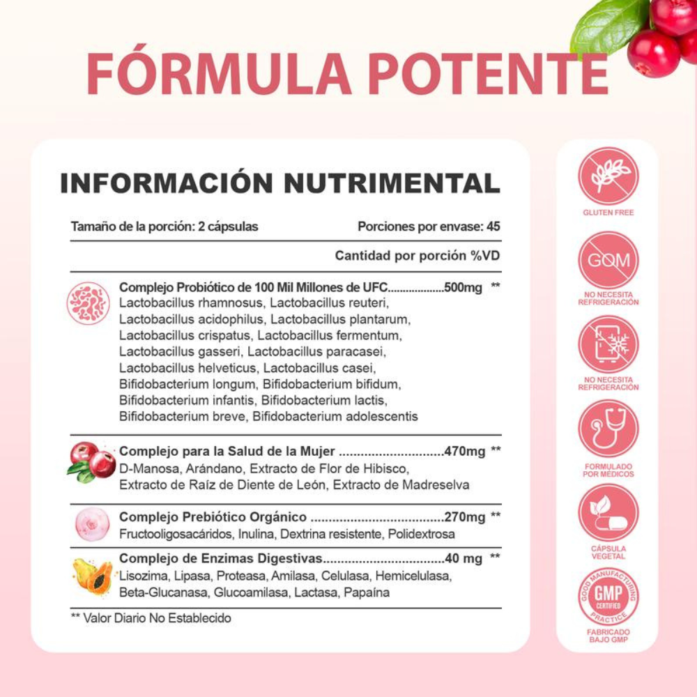 Probióticos para mujeres