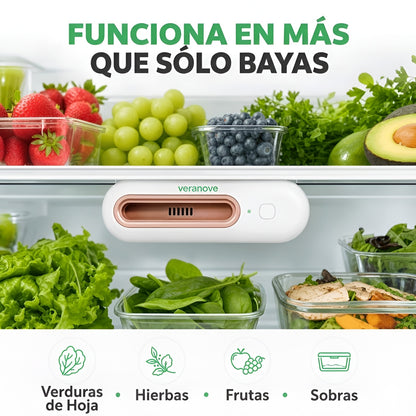 veranove™ Mantiene los alimentos frescos 4 veces más tiempo y reduce drásticamente tu factura del supermercado.